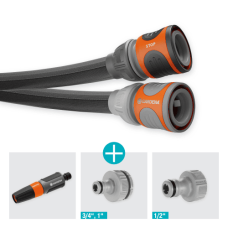 Шланг Gardena Liano Life Set текстильный садовый 13 мм 1/2" 20 м