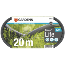 Шланг Gardena Liano Life Set текстильный садовый 13 мм 1/2" 20 м