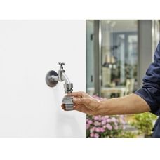 Набір шланг GARDENA Liano садовий текстильний 13 мм 1/2" 15 м із тримачем TapFix