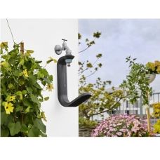 Набір шланг GARDENA Liano садовий текстильний 13 мм 1/2" 15 м із тримачем TapFix