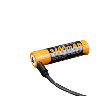 Аккумулятор 18650 Fenix (3400 mAh) micro usb зарядка