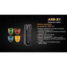 Зарядное устройство Fenix ARE-X1 + аккумулятор Fenix2600mAh