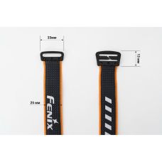 Лента для налобных фонарей Fenix, одинарная, AFH-03, черно-оранжевая