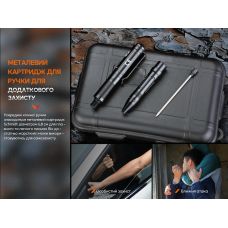 Fenix T6 тактическая ручка с фонарем синяя