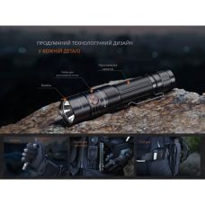 Фонарь тактический ручной Fenix PD35R ACE LED 2000 лм + наключительный фонарь CL01 (оранжевый) | Лимитированная серия