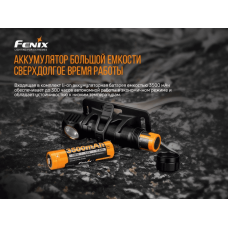 Фонарь налобный Fenix HM61R + Складной нож Ruike S22 Коричневый