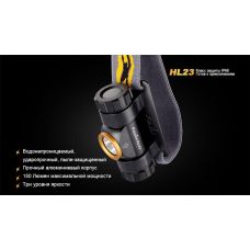 Фонарь налобный Fenix HL23 желтый