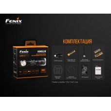 Ліхтар налобний Fenix HM61R + Складний ніж Ruike S22 Зелений