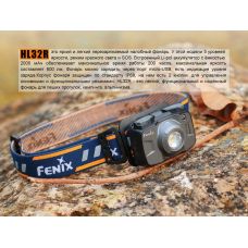 Фонарь налобный Fenix HL32R голубой