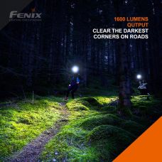 Фонарь налобный Fenix HM65R-T V2.0 черный