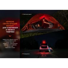 Фонарь кемпинговый Fenix CL26R Pro, мраморный белый