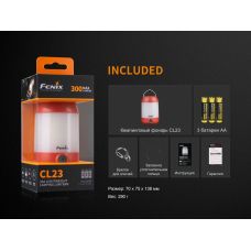 Фонарь кемпинговый Fenix CL23 зеленый