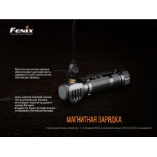 Фонарь налобный Fenix HM61R + Складной нож Ruike S22 Черный