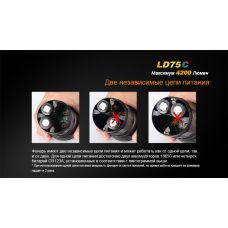 Фонарь ручной Fenix LD75C