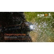 Фонарь налобный Fenix HL26R голубой