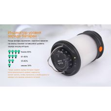 Фонарь кемпинговый Fenix CL30R черный