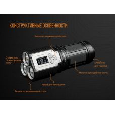Ліхтар ручний Fenix TK72R 3 Cree XHP70