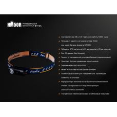 Фонарь налобный Fenix HM50R