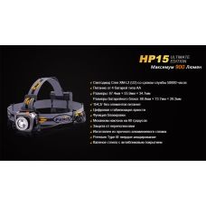Фонарь налобный Fenix HP15 UE