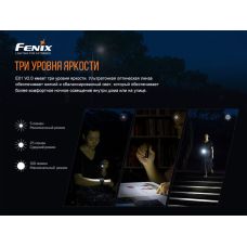 Фонарь ручной Fenix E01 V2.0 голубой