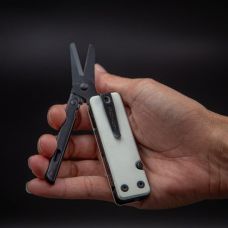 Мини мультитул Roxon KS2E Noir, черное лезвие, белый