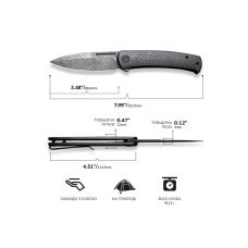 Нож складной Civivi Cetos C21025B-DS1