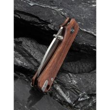 Нож складной карманный Civivi Baby Banter Slip Joint (6 см) Nitro-V / Wood натуральный