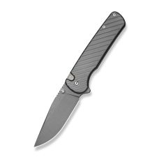 Ніж складаний туристичний Civivi Iron Tide (8.2 см) 14C28N / Aluminum сірий