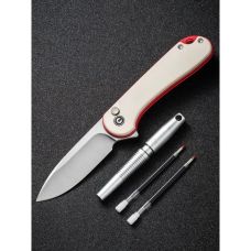 Комплект (нож складной, ручка) Civivi StellarQuill Pen & Button Lock Elementum II Knife Combo Gift Pack C23049