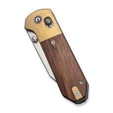 Ніж складаний кишеньковий Civivi Yonder Clip Point (7.3 см) 14C28N / Wood and Brass натуральний