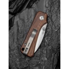Нож складной карманный Civivi Baby Banter Slip Joint (6 см) Nitro-V / Wood натуральный