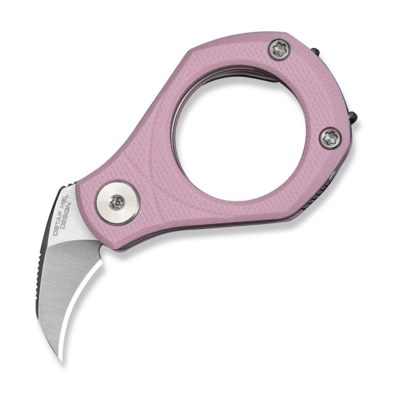 Нож складной карманный Civivi Pyrus (1.6 см) 14C28N/G10 розовый