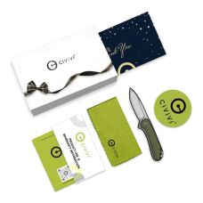 Комплект (нож складной, ручка) Civivi StellarQuill Pen & Button Lock Elementum II Knife Combo Gift Pack C23049