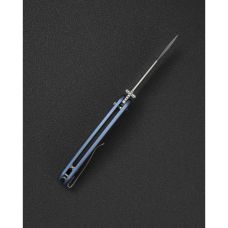 Ніж складаний туристичний Sencut Ingot (8.2 см) D2 / Aluminum синій