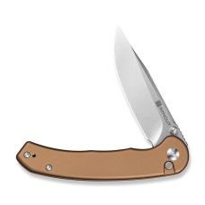 Ніж складаний туристичний Sencut Ingot (8.2 см) D2 / Aluminum коричневий