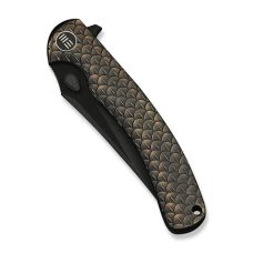 Ніж складаний туристичний Weknife Dracarys, (9.1 см) Böhler M390 / титан 6AL4V бронзовий/чорний