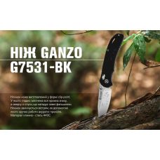 Нож складной Ganzo G7531-BK