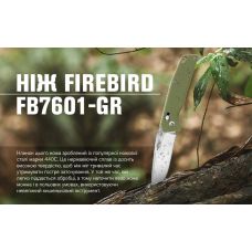 Нож складной Firebird FB7601-GR