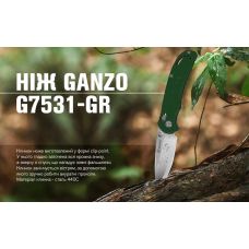 Нож складной Ganzo G7531-GR