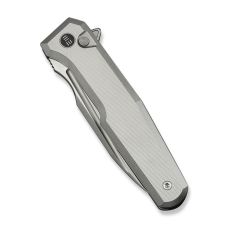 Ніж складаний туристичний Weknife Dressytak (8.6 см) Bohler M390 / Titanium сірий