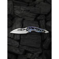 Ніж складаний туристичний Weknife Arrakis (8.8 см) Vanax / Titanium сіро-блакитний