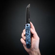 Нож складной Ganzo G626-GS серый самурай