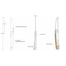Нож складной Ruike Fang P865-B