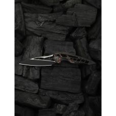 Ніж складаний туристичний Weknife Arrakis (8.8 см) Vanax / Titanium чорний з бронзою