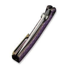Ніж складаний туристичний Weknife Dracarys, (9.1 см) Böhler M390 / титан 6AL4V фіолетовий/золотий