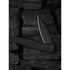 Ніж складаний туристичний Weknife Dressytak (8.6 см) Bohler M390 / Titanium чорний