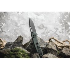Чем складной Ganzo G768PT-GB сине-зеленый, черный клинок