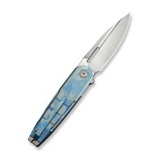 Ніж складаний туристичний Weknife Hull (9.9 см) Bohler M390 / Titanium синій