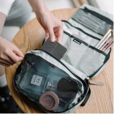 Косметичка Naturehike NH20SN010, размер L, светло-серая