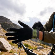 Рукавички водонепроникні Dexshell Ultra Thin Waterproof Running, p-p S, чорно-жовтий